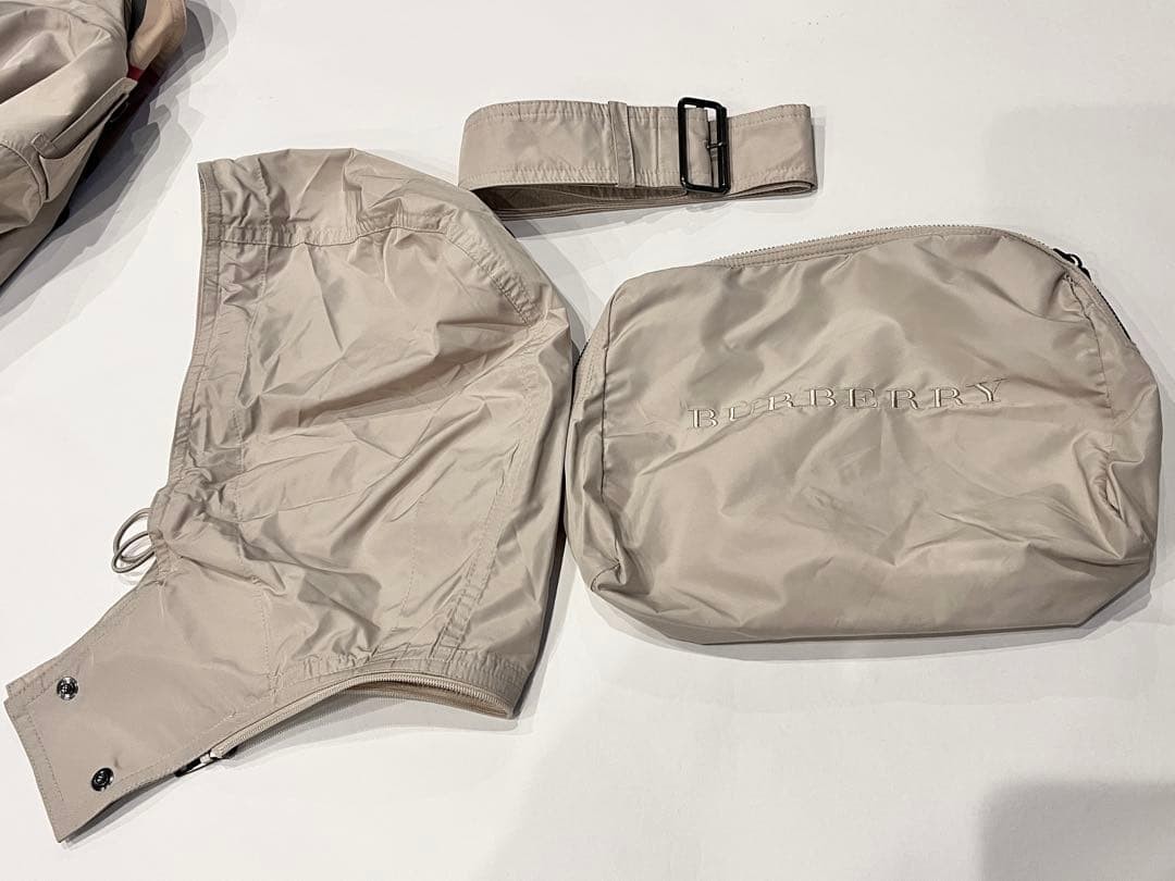 BURBERRY London nylon trench coat size 38