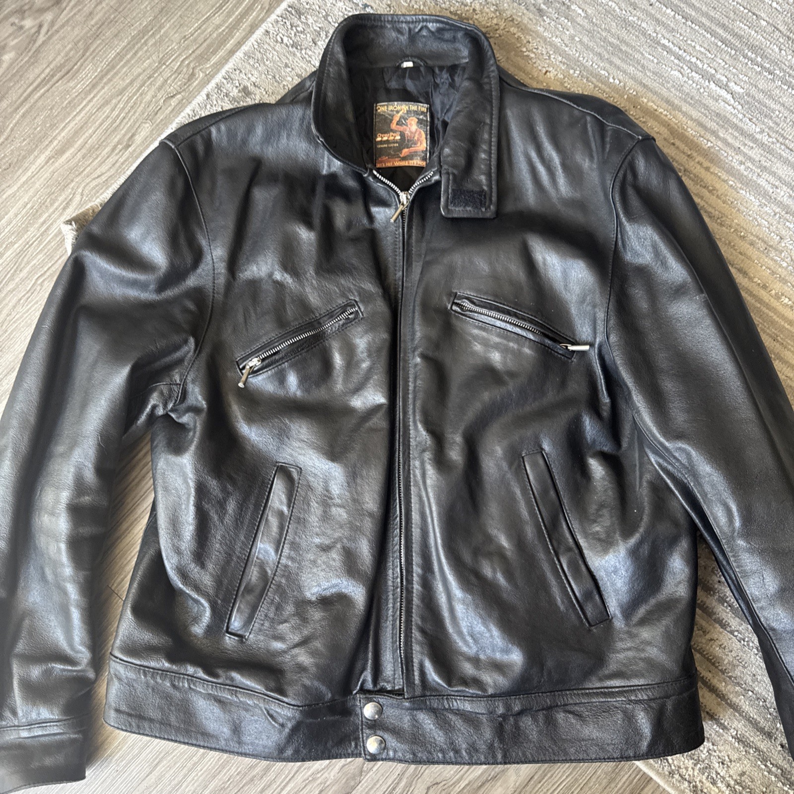 One Iron In The Fire Overpell Genuine Leather Let’s Hit While It’s Hot!