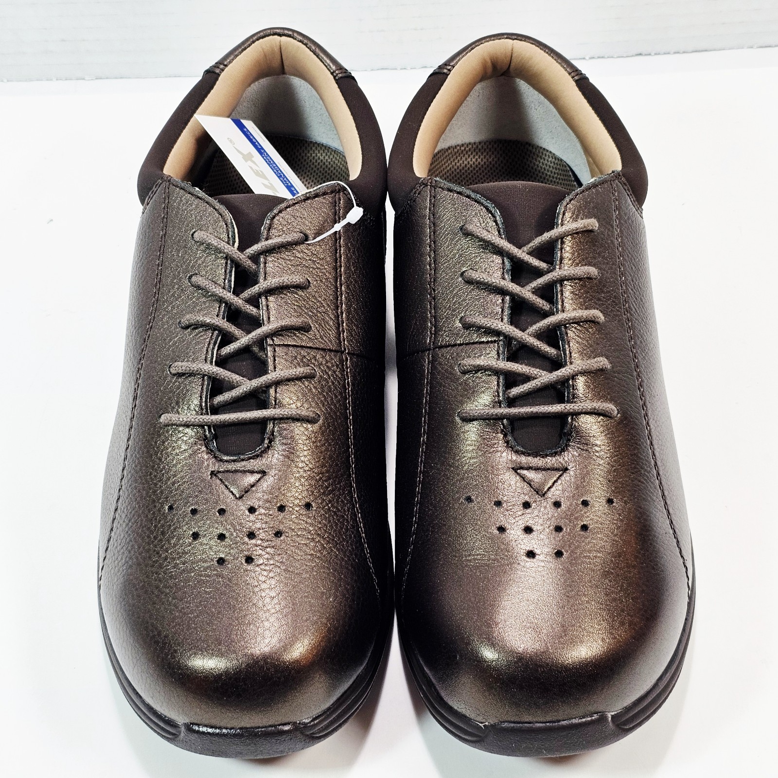 Drew Womens 8.0 EXTRA WIDE Orthopedic Walking Sneakers Tulip Brown Metallic