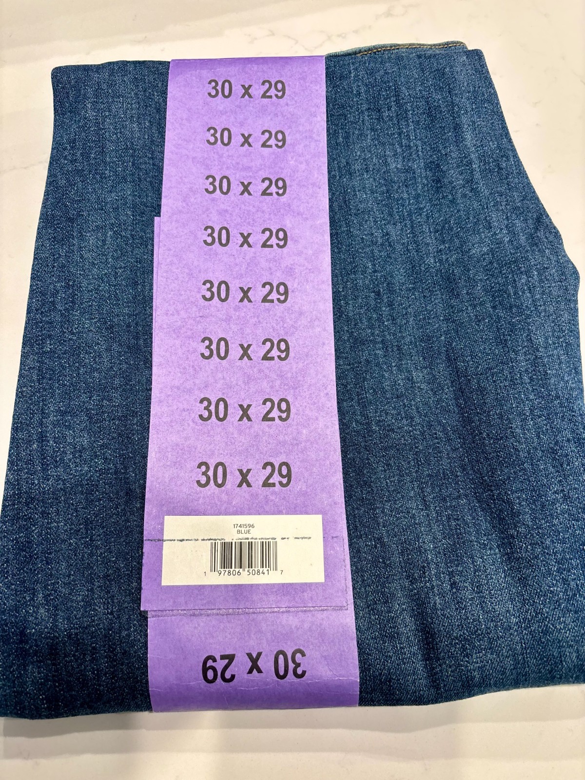 Eddie Bauer Men’s Classic Straight Stretch Breathable Denim Jeans Blue 30Wx29L