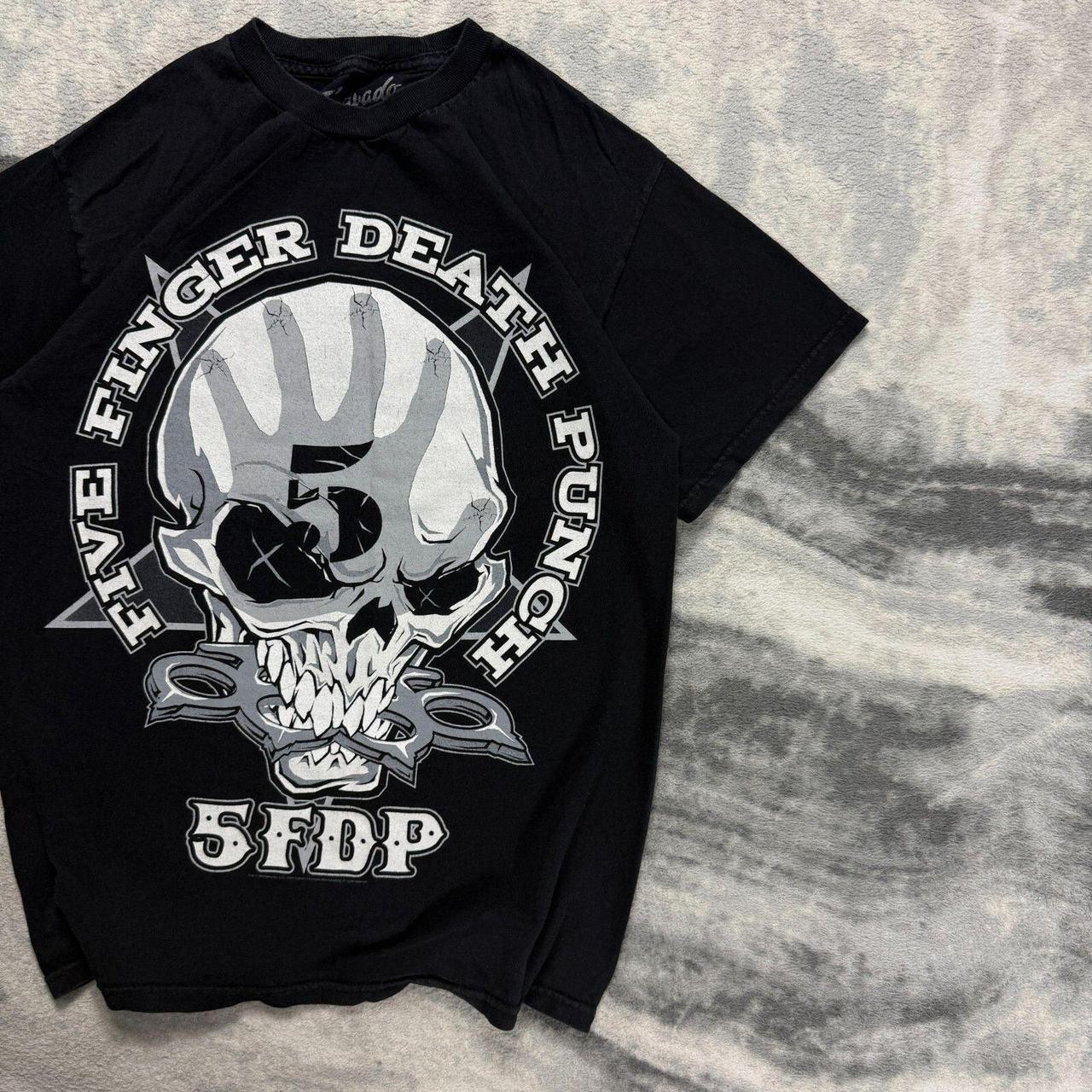 VTG Bravado 5FDP Five Finger Death Punch American Capitalist Black Sz M T-Shirt