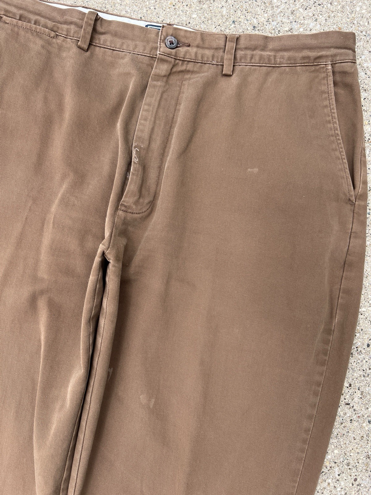 Polo Ralph Lauren Mens Classic Chino Pants Brown 36×34 Vintage 90s 100% Cotton
