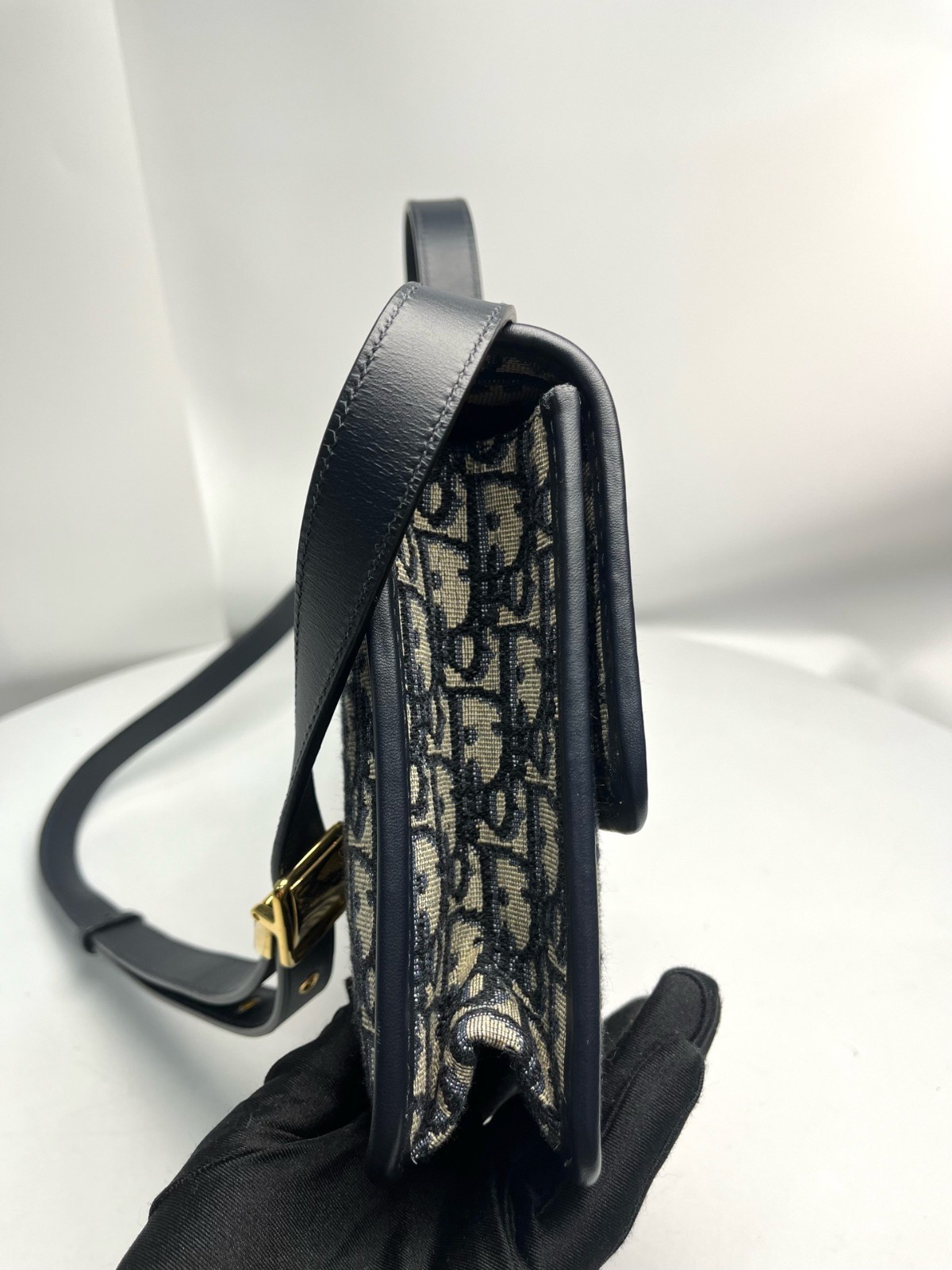 Dior Montaigne 30 Oblique Embroidered Monogram Shoulder Bag （24×7×17）cm