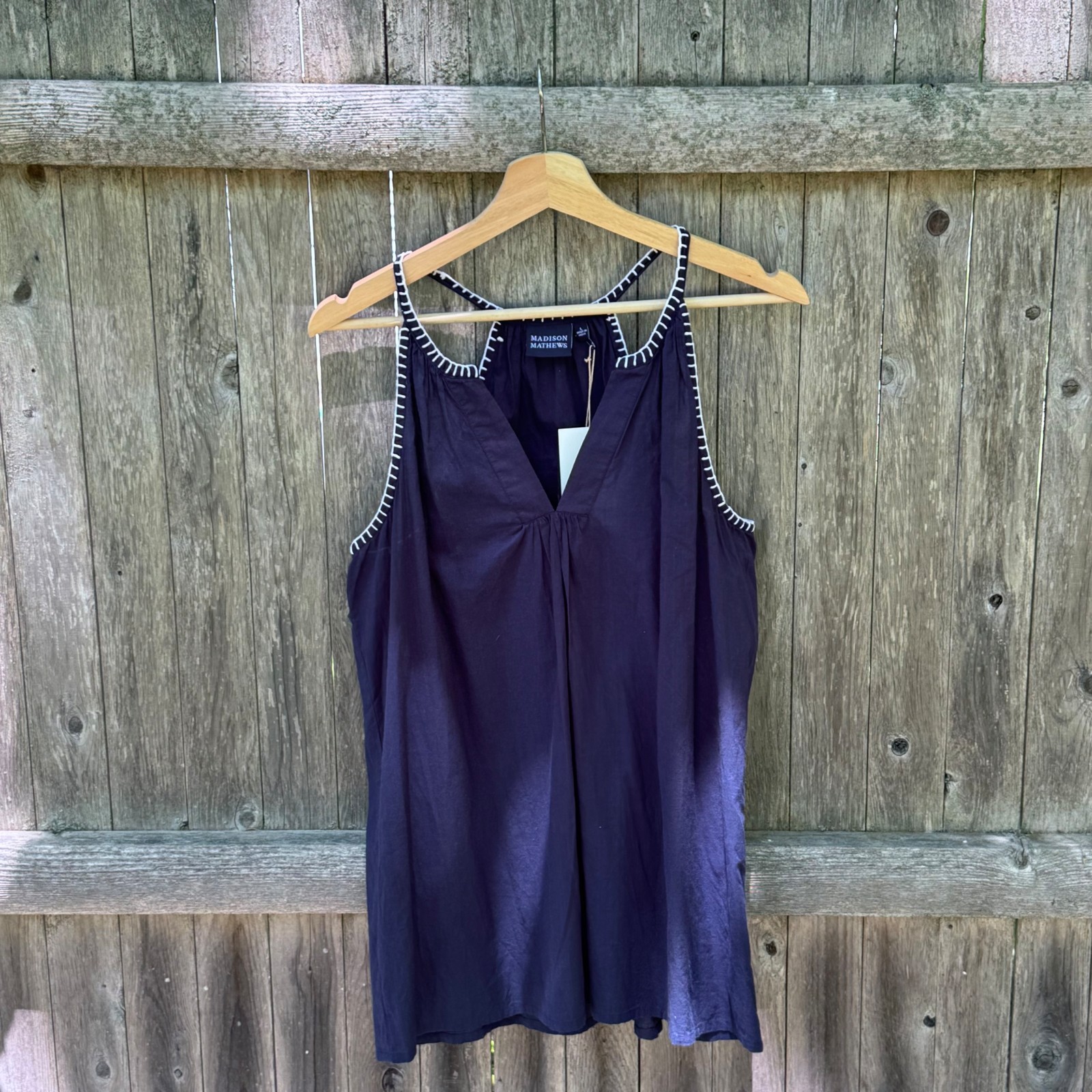Madison Matthews Sleeveless Blouse, Women’s L