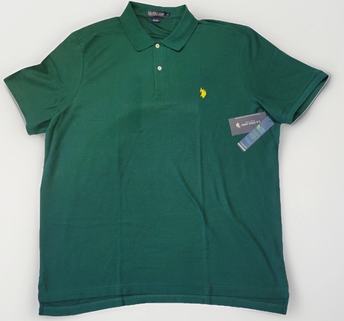 U.S Polo Assn Men’s polo collar shirt 2XL CASUAL GREEN