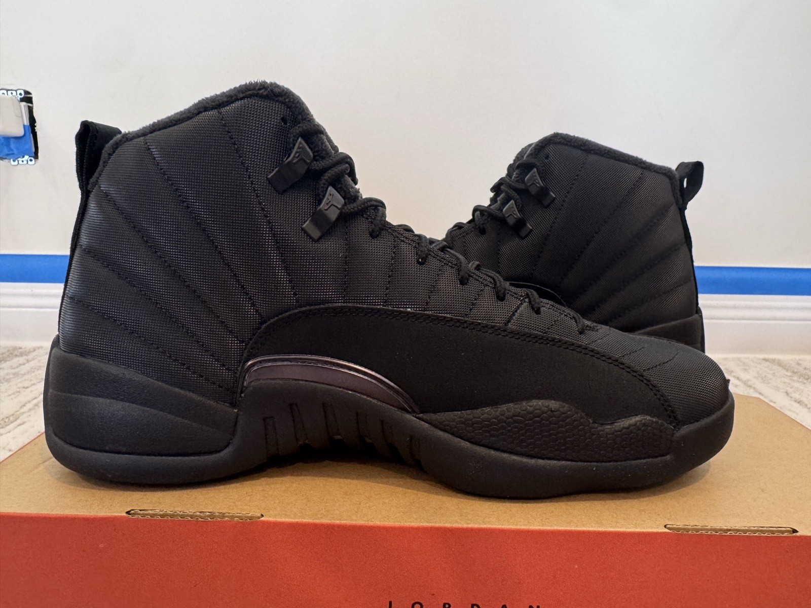 Rare Air Jordan 12 Retro Winterized ‘Triple Black’ Size 10.5 Brand New With Box