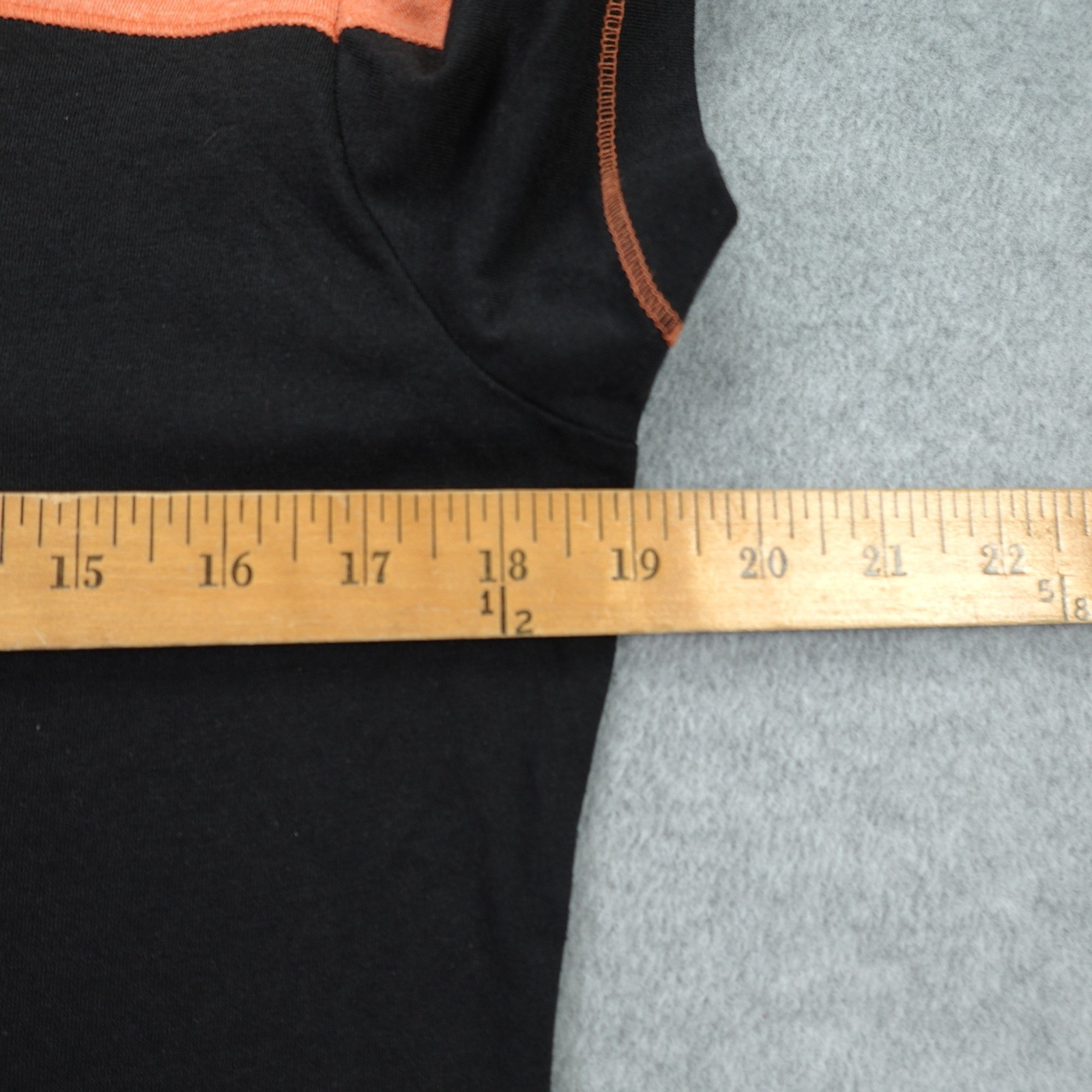 Harley Davidson T Shirt Womens Large Black Orange Biker Estampida Zapopan Mexico