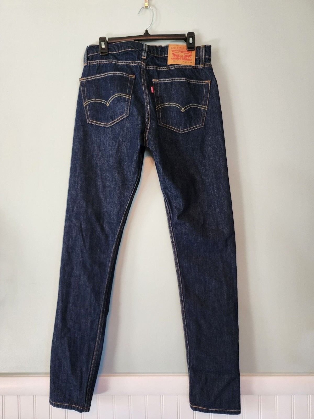 Levi’s 512 Slim Taper Fit Jeans Dark Indigo W30 L34