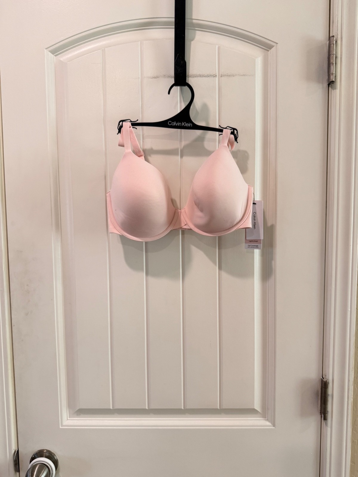 Calvin Klein Perfectly Fit Full Coverage Underwire Bra Lightly Lined NWT Pink