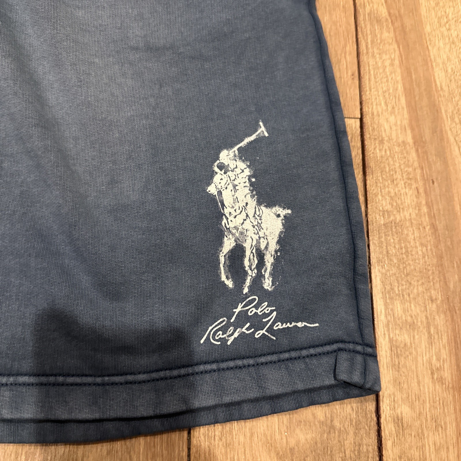 Polo Ralph Lauren Men’s 3XB Clancy Blue Big Pony Fleece Sweat Shorts Big $125