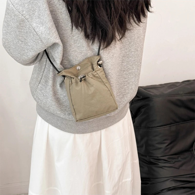 Versatile Crossbody Bag Soft Mini Phone Wallet Multifunctional Square