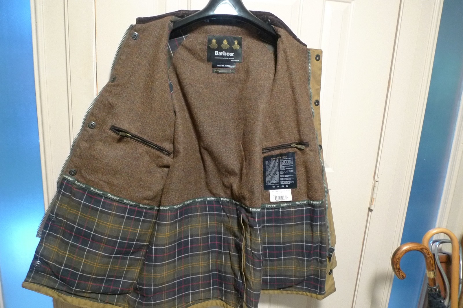 BARBOUR – A501 CRASTER 10 OZ WAX COTTON JACKET – EXTRA HEAVYWEIGHT – 46 – RARE