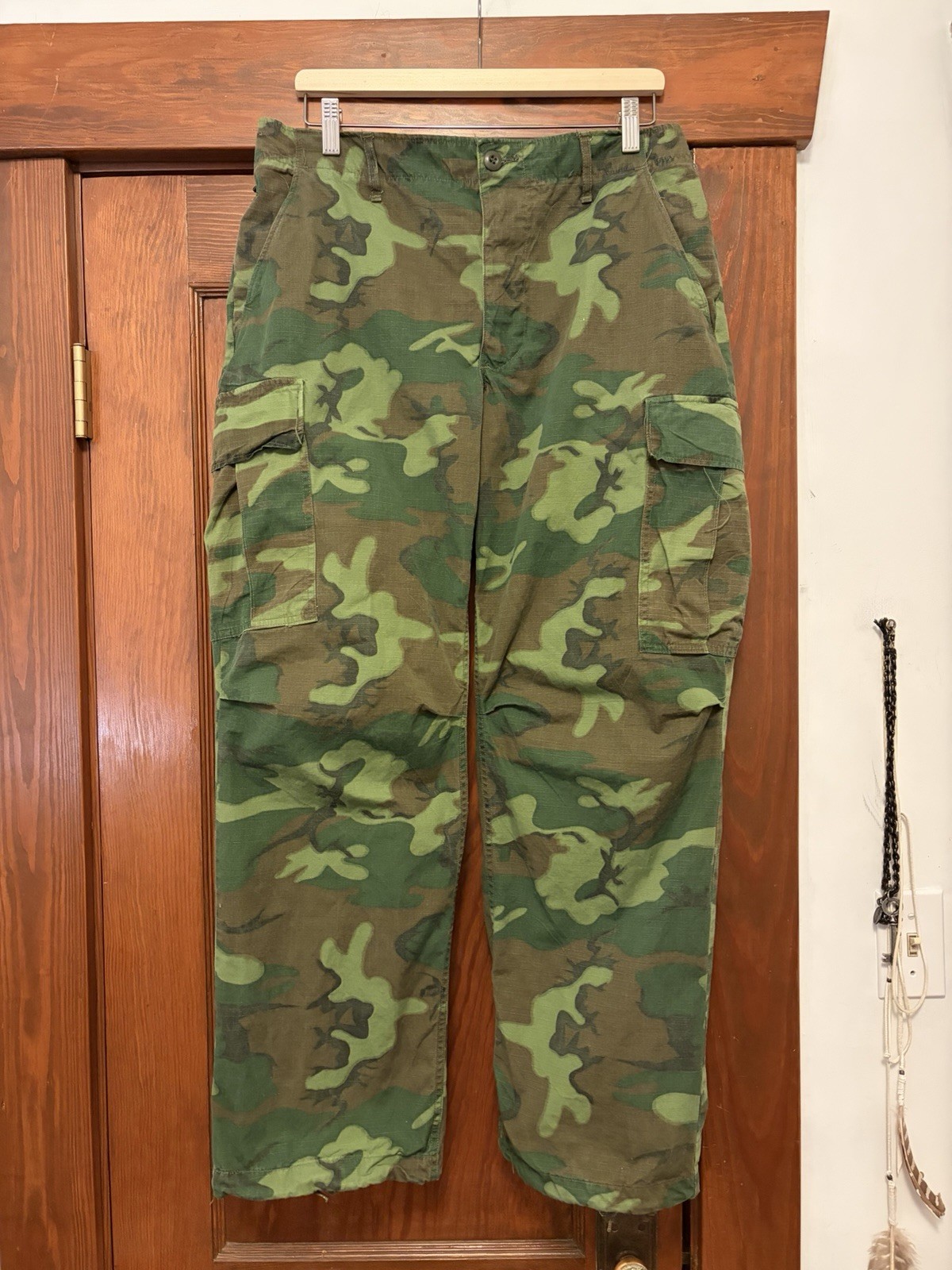 1968 ERDL Ripstop Class 2 Camo Trousers Medium Regular DSA Winfield Vietnam Era