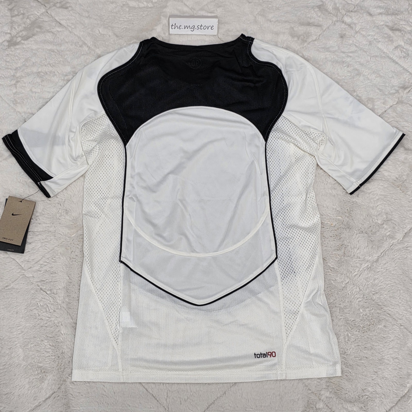 Nike Total 90 Dri-Fit Soccer Jersey White Loose-Fit Men’s Sz Medium HV1178-133