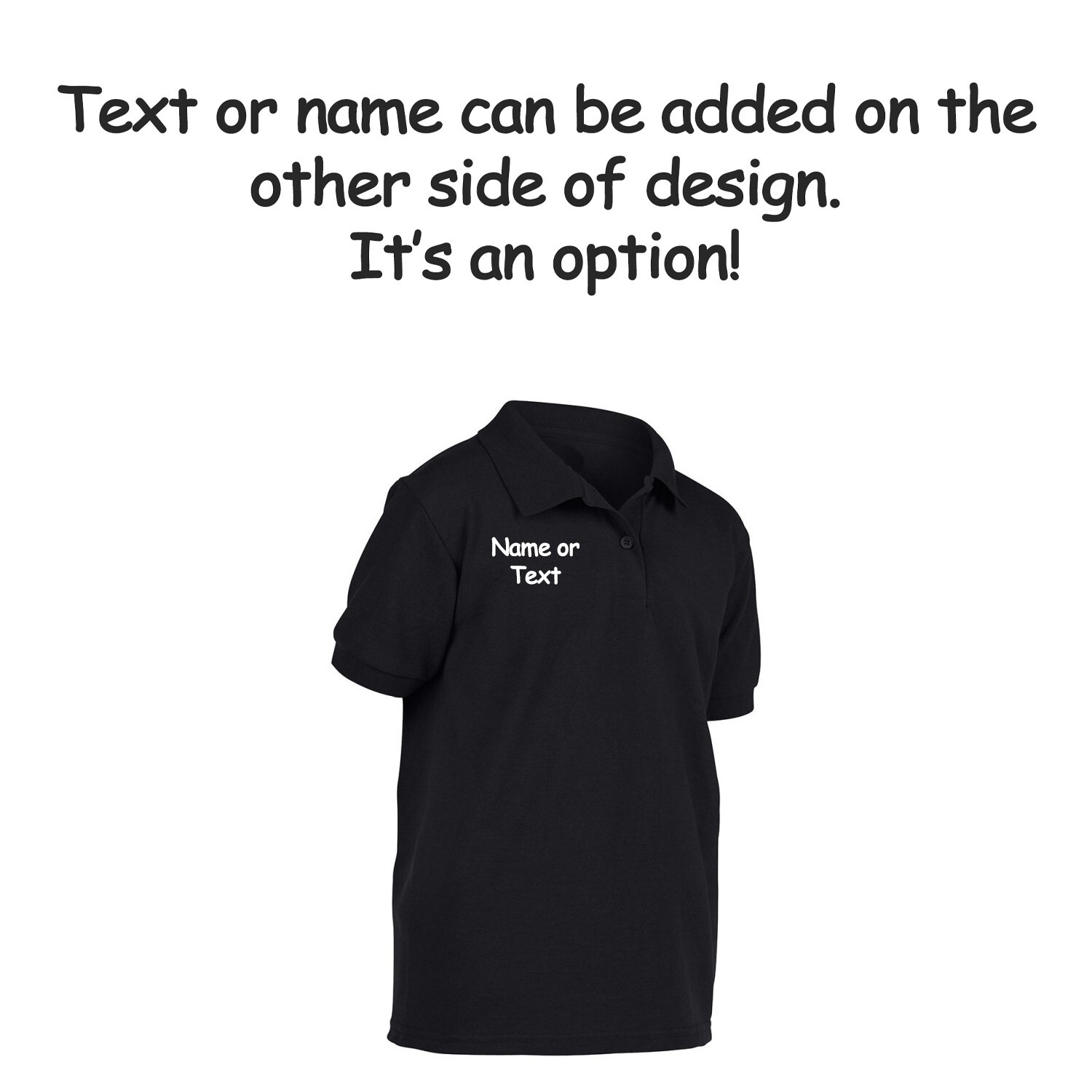 Persian Gulf war veteran embroidered black polo shirt (cotton/poly)