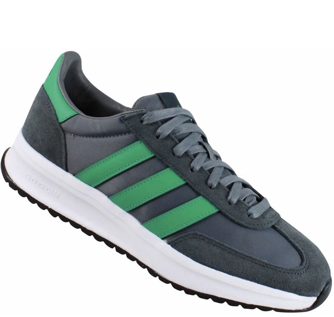 adidas Men’s Run 70s 2.0 Size 10.5 JI4921 Semi Court Green/Carbon (New With Box)