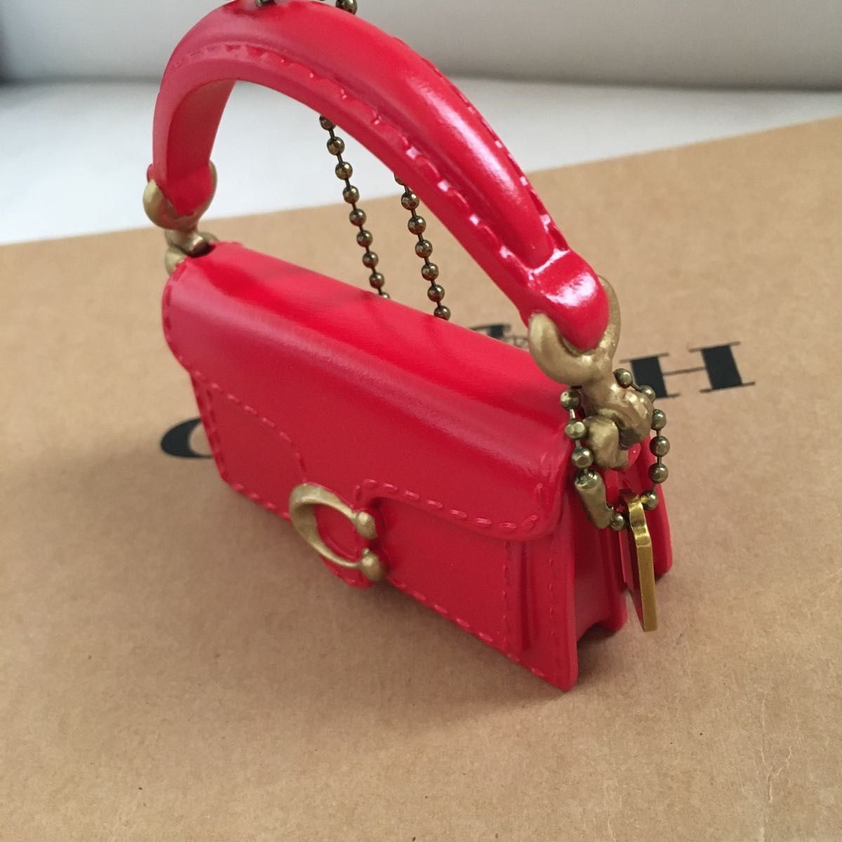 COACH bag Christmas Width 7.1cm x Height 7.7cm x Depth 2.3cm