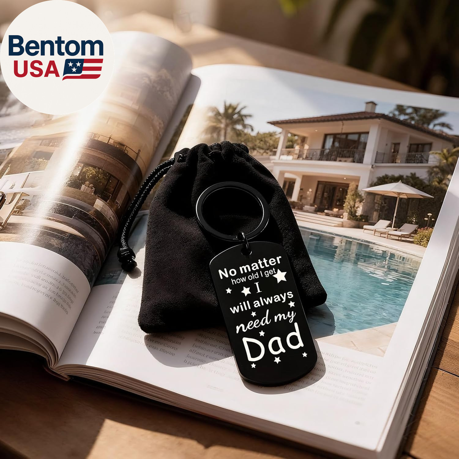 Father’S Day Gifts for Dad from Daughter Son Wife, Sentimental Keychain Meaningf