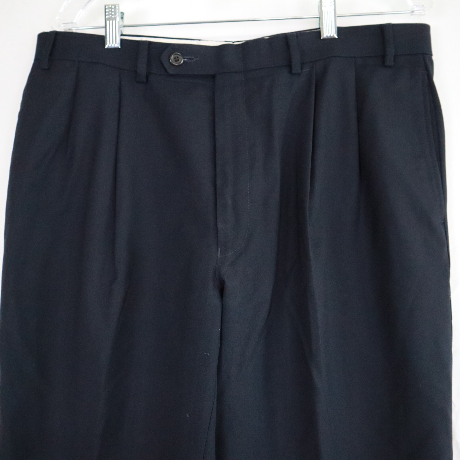 Lauren Ralph Lauren Pants Mens 36×30 Wool Total Comfort Dress Suit Pleated Blue