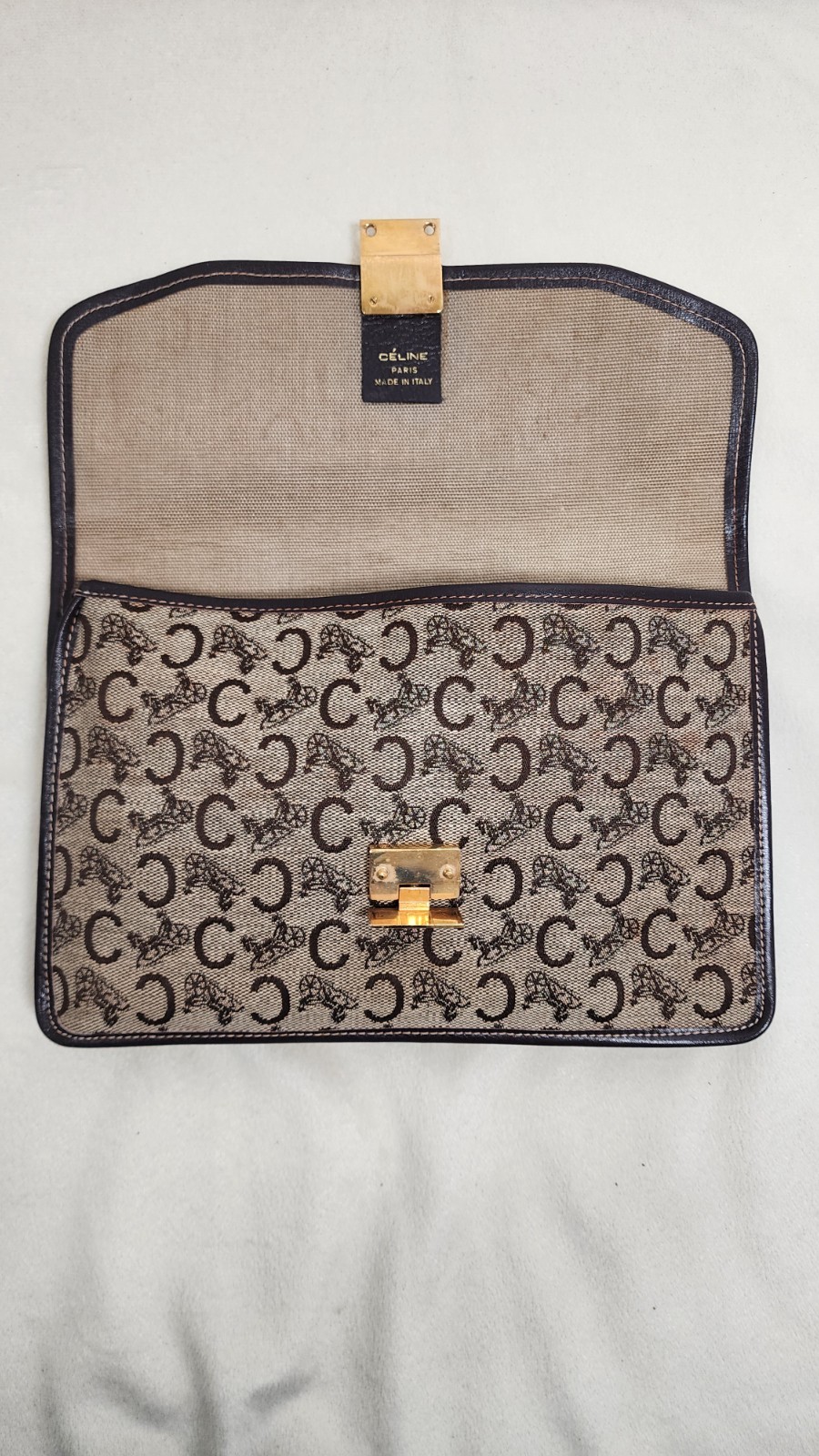 [eBay Live] Celine C Macadam Clutch