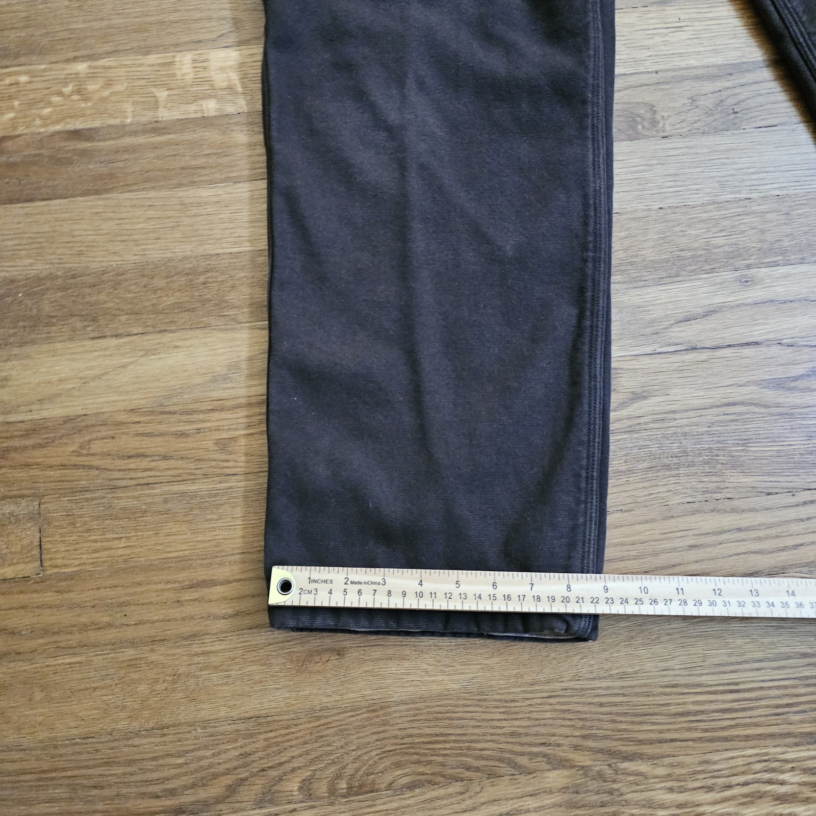 Duluth Flex Fire Hose Ultimate Cargo Pants Mens 36×32 (34×30) Brown Work Lined