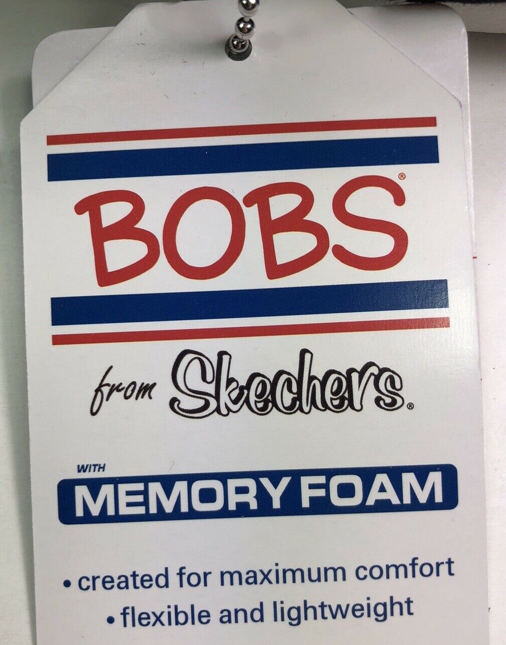 Bobs from Skechers Plush-Peace & Love / Womens/Memory Foam/ Black/White NIB