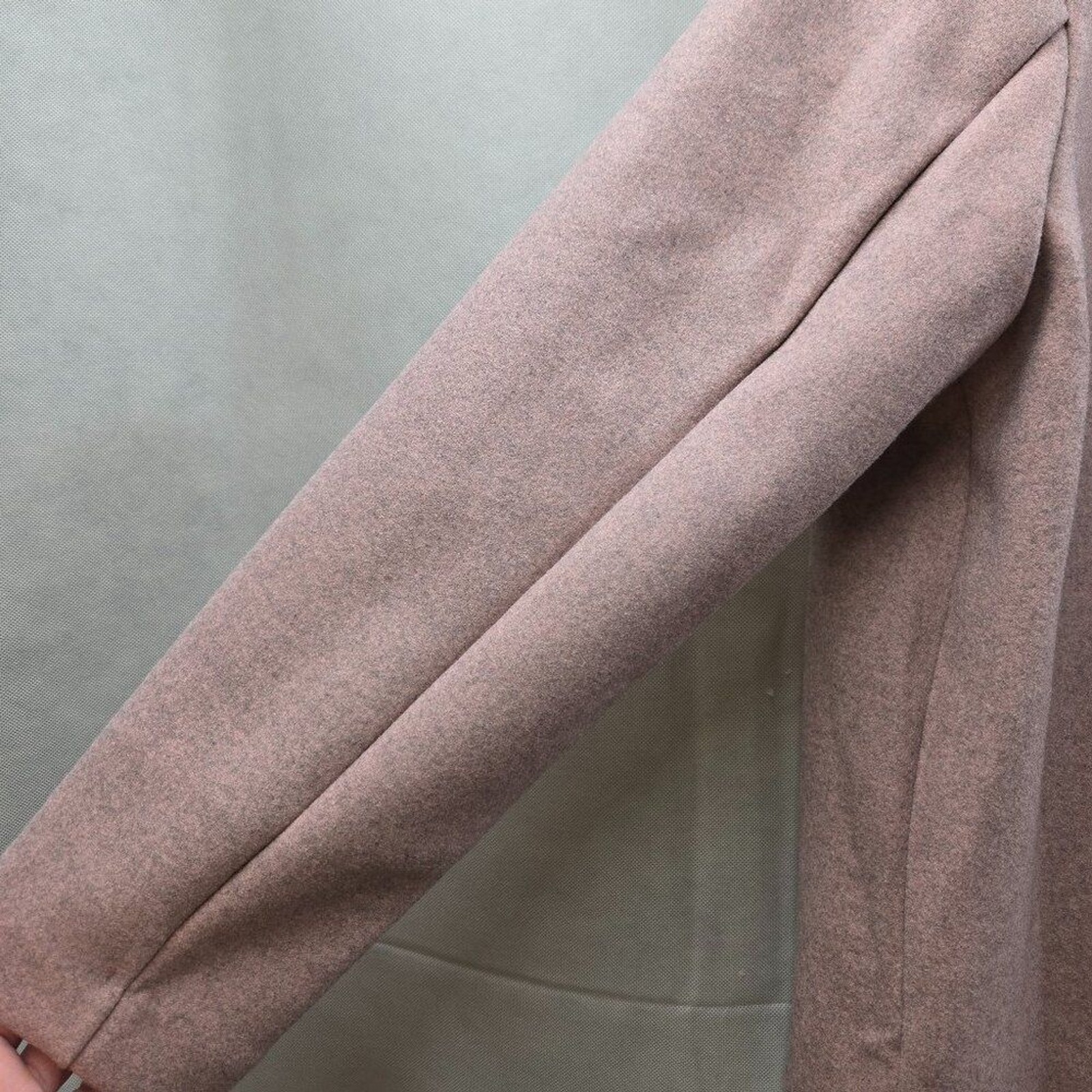 Old Navy Pink Marl Pea Coat NWOT Polyester/Rayon Pockets Poly XL Machine Wash