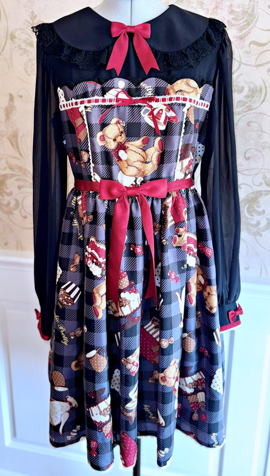 Angelic Pretty Dreaming Present OP Dress Sweet Lolita J Fashion Kawaii Japan