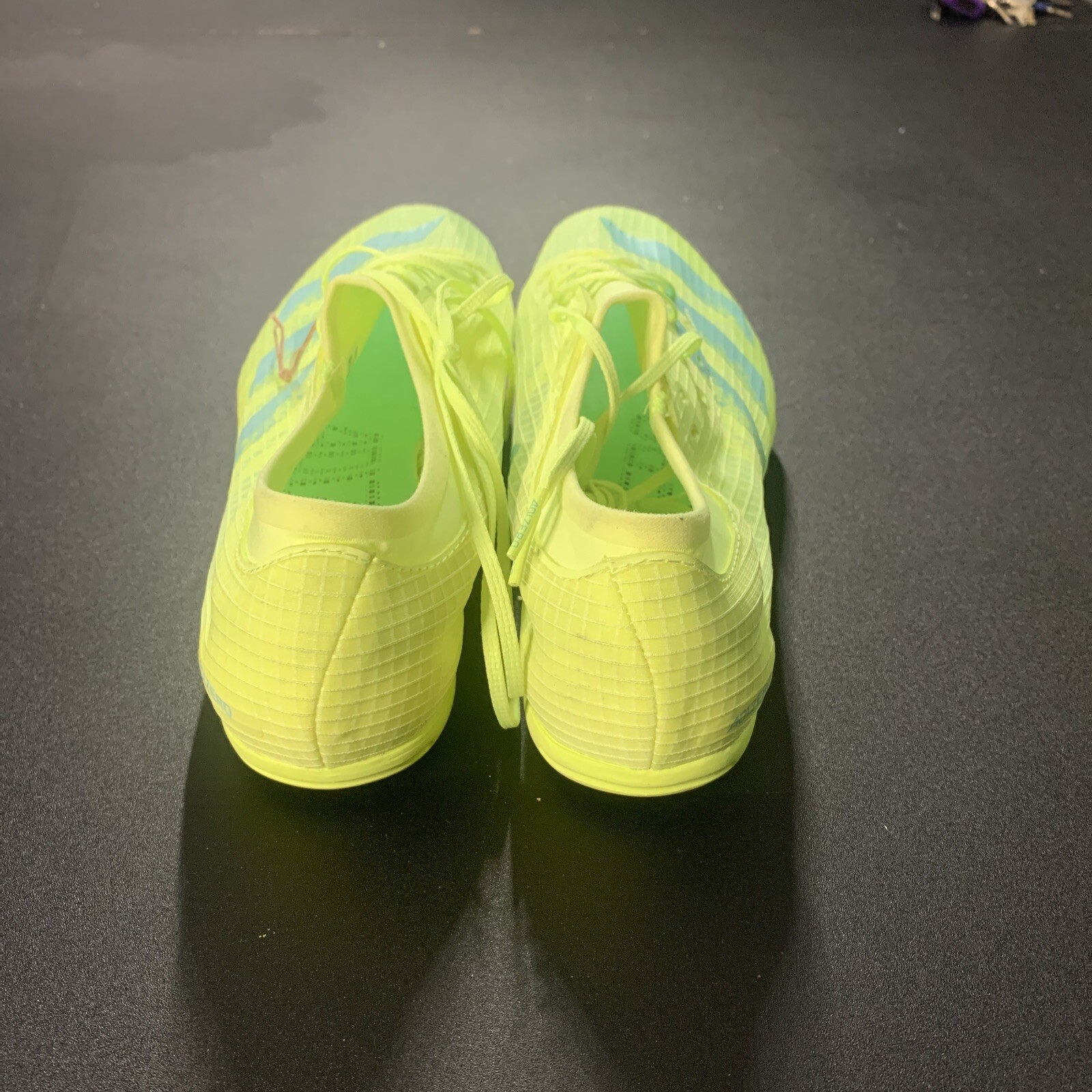 Adidas Adizero Ambition Running Spikes Track Athletic Yellow FY0369 sz 11 1/2