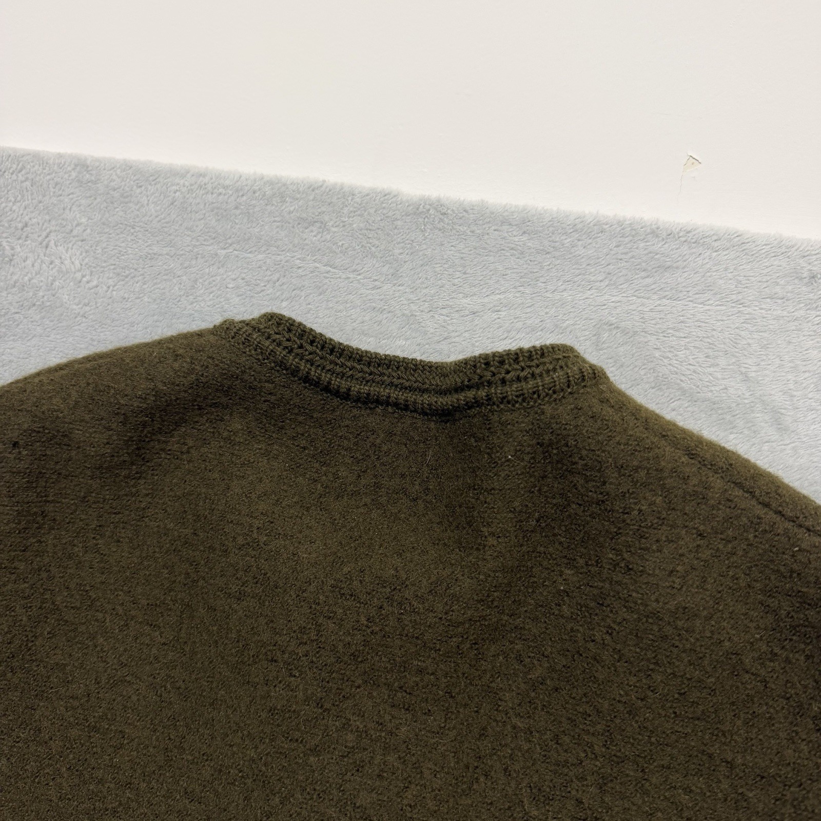 Bergland Sweater Thick 100% Wool Cardigan Sweater Made in Austria Vintage 60s 70