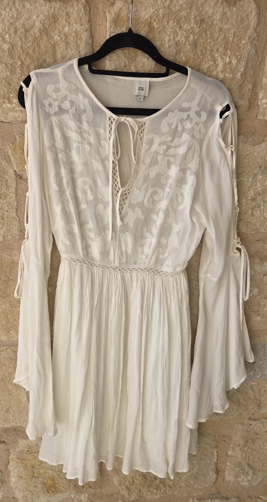Stunning River Island Cream Boho Dress