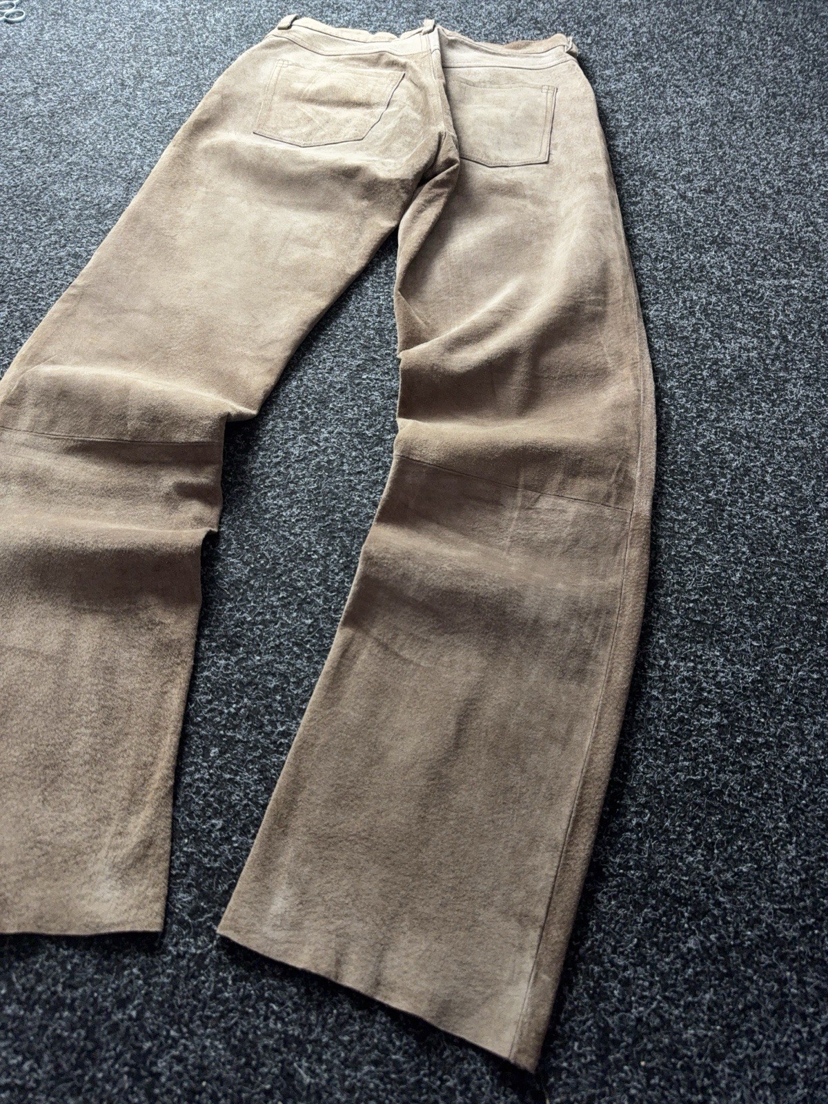 Vintage 00s Retro Western Cowboy Leather Chrome Style Pants Men’s W30 L32 Size