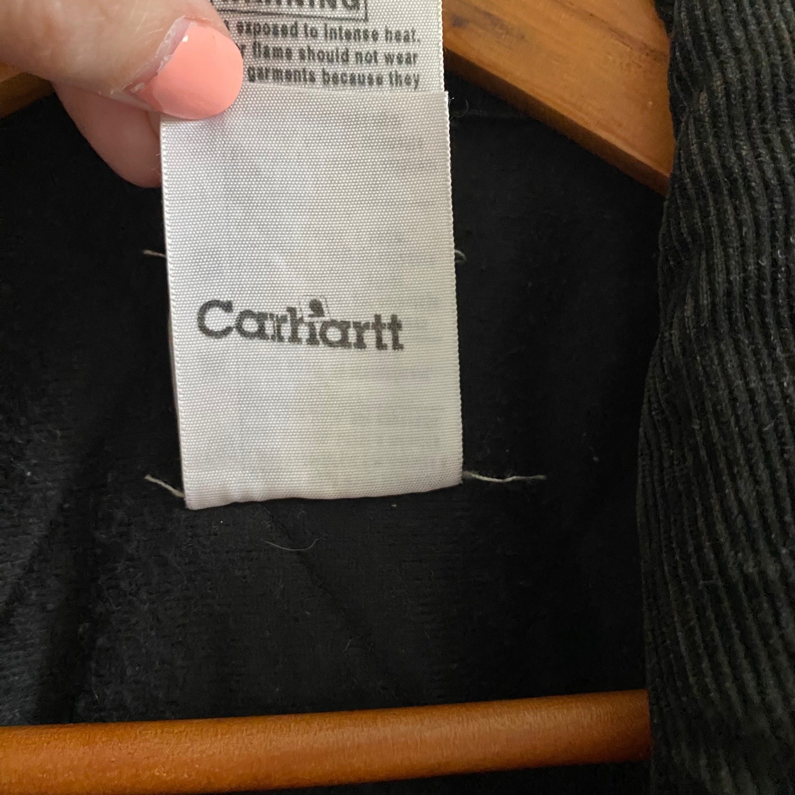 Carhartt J165 BRN Sandstone Duck Arctic Quilt Lined Bomber Jacket Mens Medium