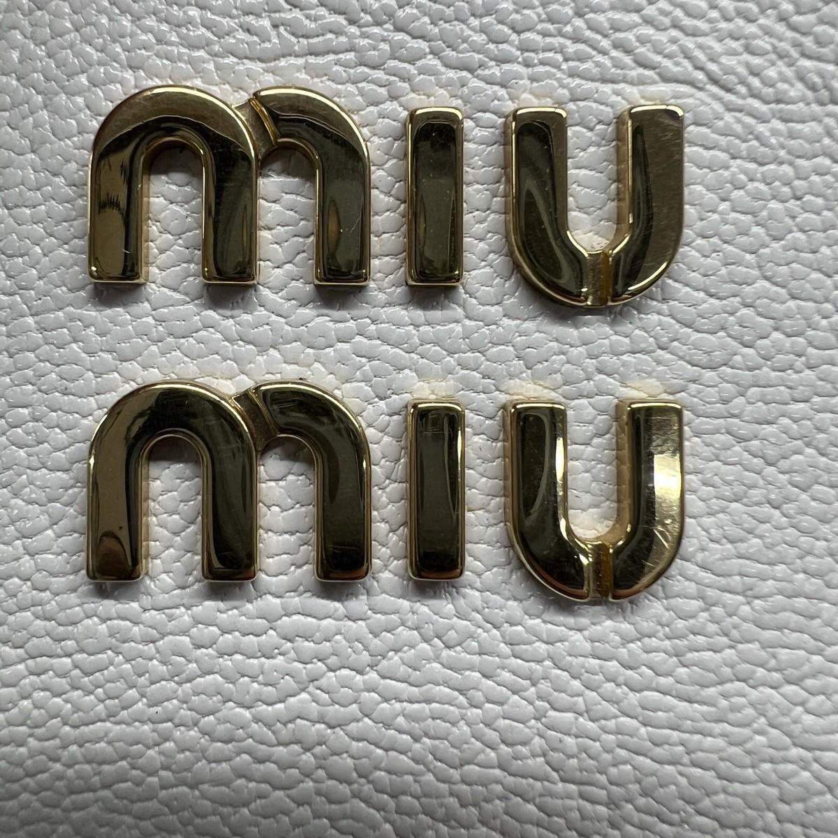 Miu Miu 5BC105 MADRAS Shoulder Bag leather Women Second Hand AB-rank