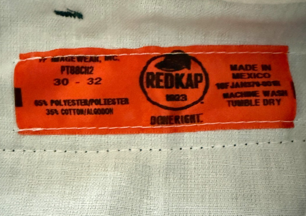 Red Kap PT88 Men’s 30×32 Industrial Cargo Pants Charcoal NWOT