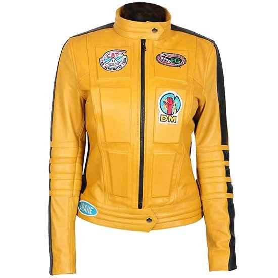 Women’s The Bride Kill BIll Uma Inspired 100% Genuine Leather Jacket- All Sizes