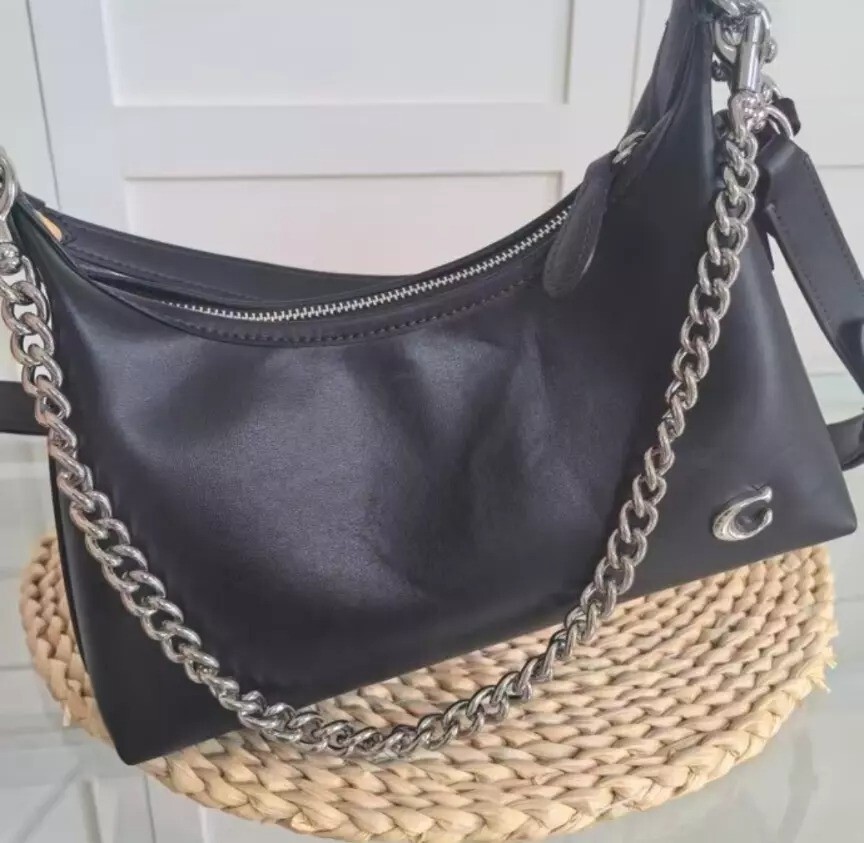 COACH Juliet Shoulder Bag 25 Black CW640 Outlet New leather