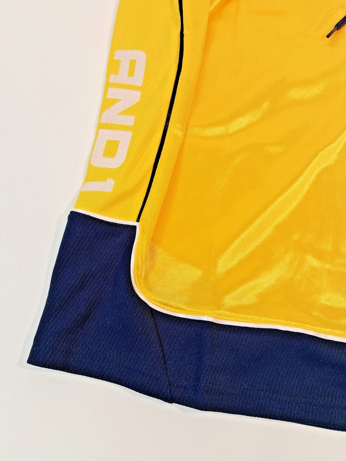 And1 Mens Basketball Gym Workout Shorts Lemon Yellow Navy Blue M L XL 2XL 3XL
