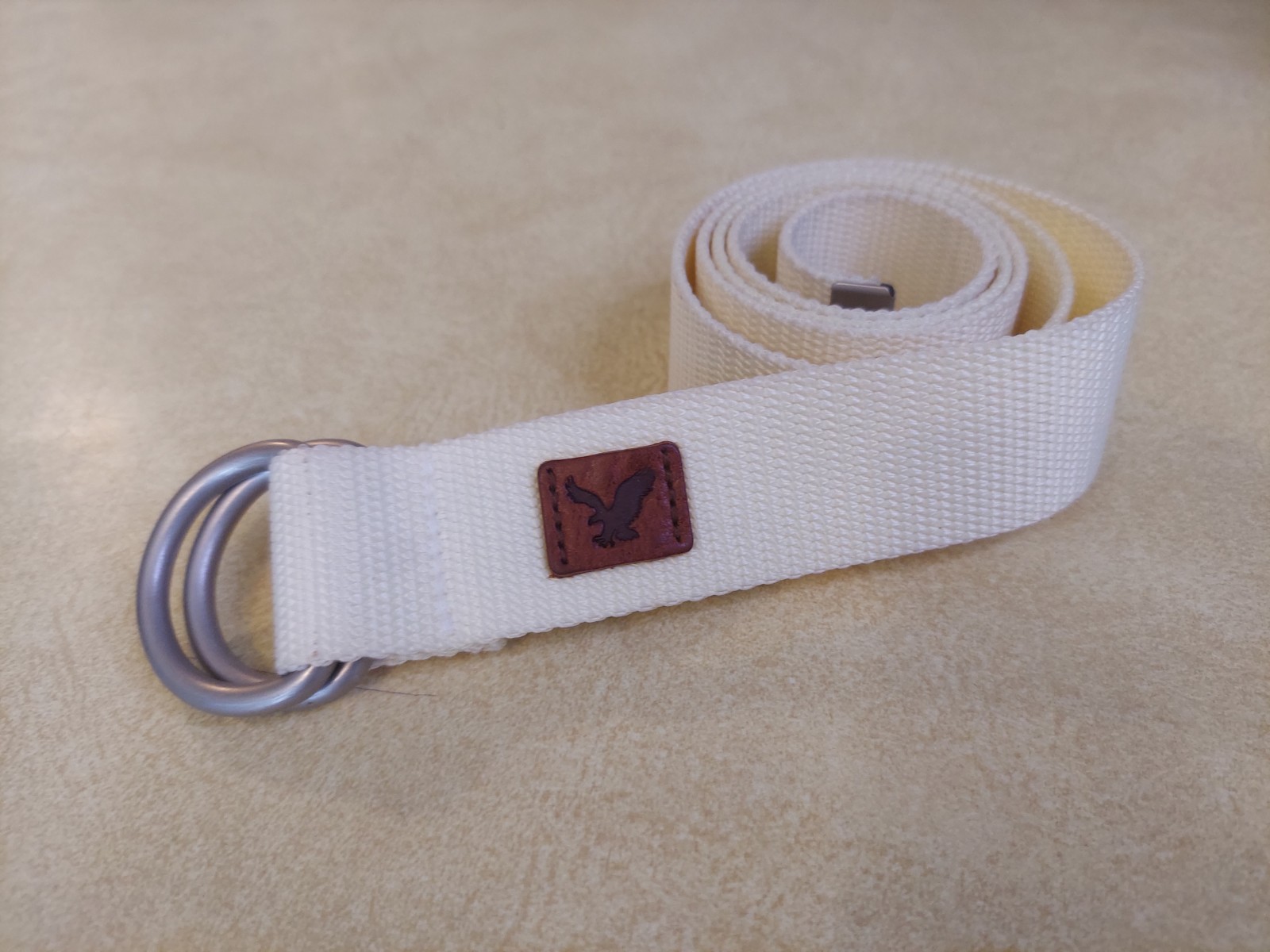 American Eagle Outfitters Canvas Nylon Belt AEO D-Ring Up To 30″