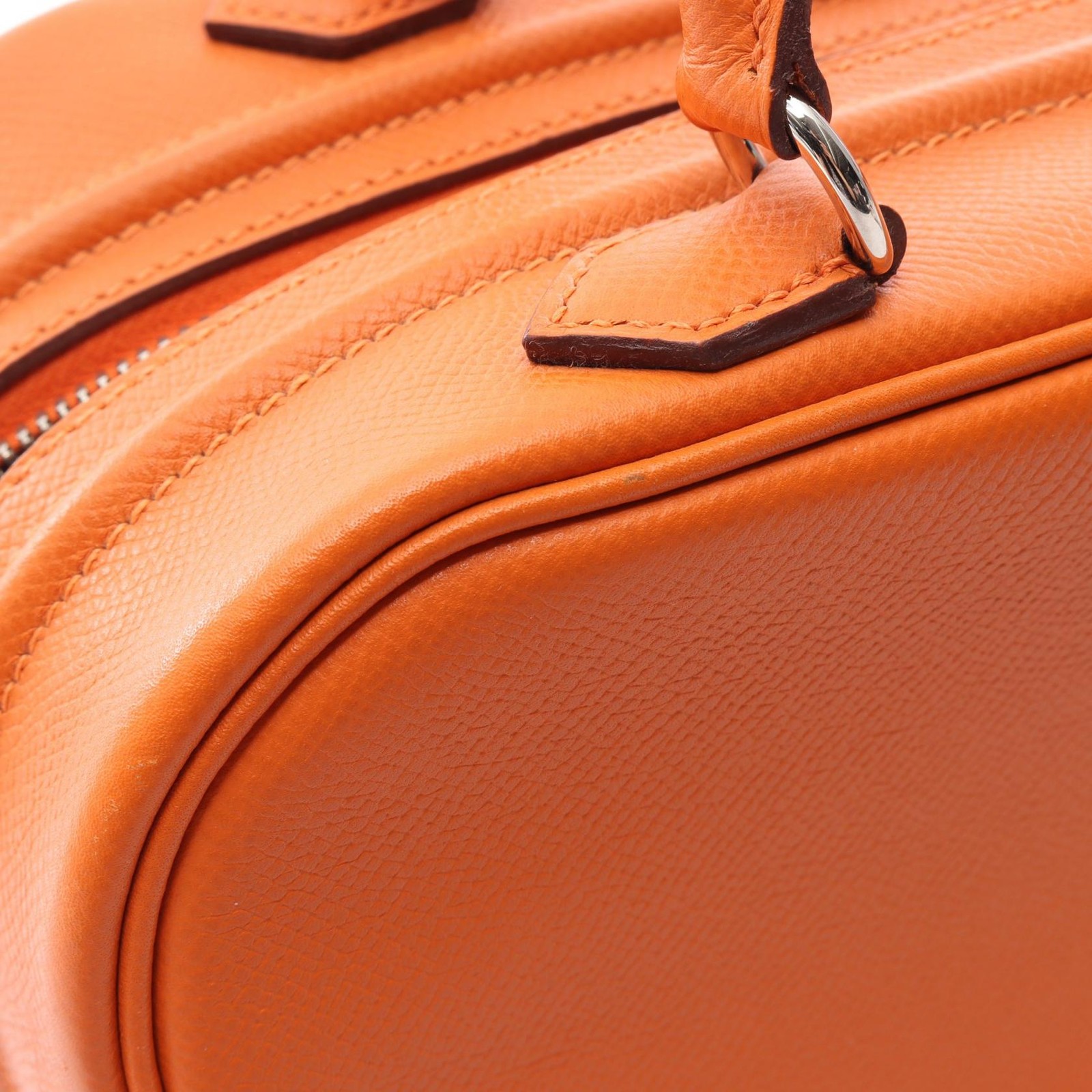 Hermes Bag Sac En Vie 26 Handbag Orange K Stamp 2007 Epsom Leather 10.2in 99