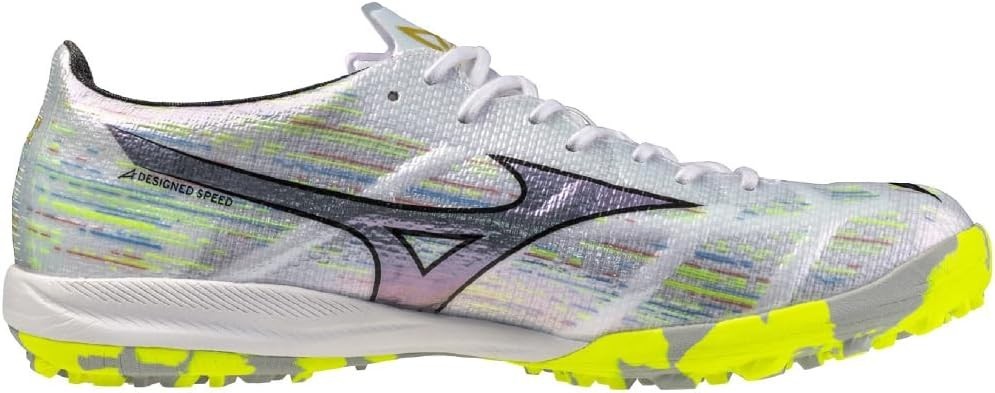 MIZUNO Soccer Cleats ALPHA 2 ELITE AS P1GD2562 White / Silver Iridescent
