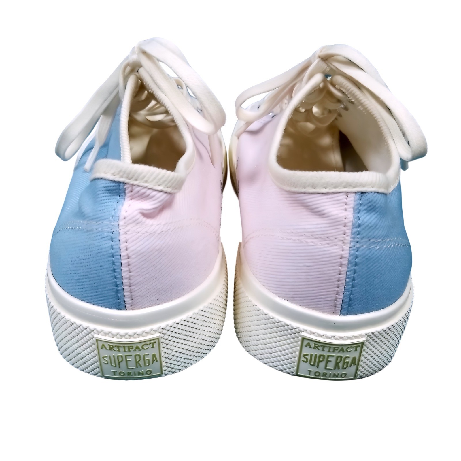 Superga Artifact S5128SW A20 Low Top Sneakers Baby Pink Blue Unisex 8 M 9.5 W