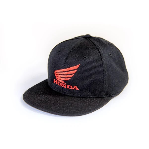 Factory Effex Honda Big Wing Flex-Fit Hat Black Adult Licensed CRF CBR