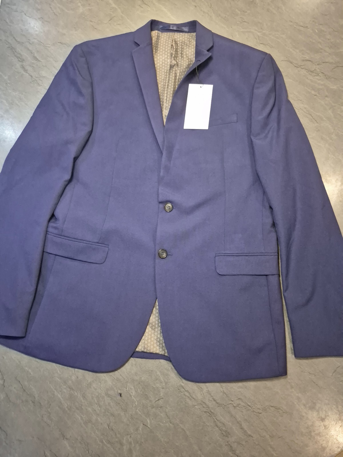 Limehaus Slim Fit Cobat Blue Suit Jacket, Size 42R BNWT