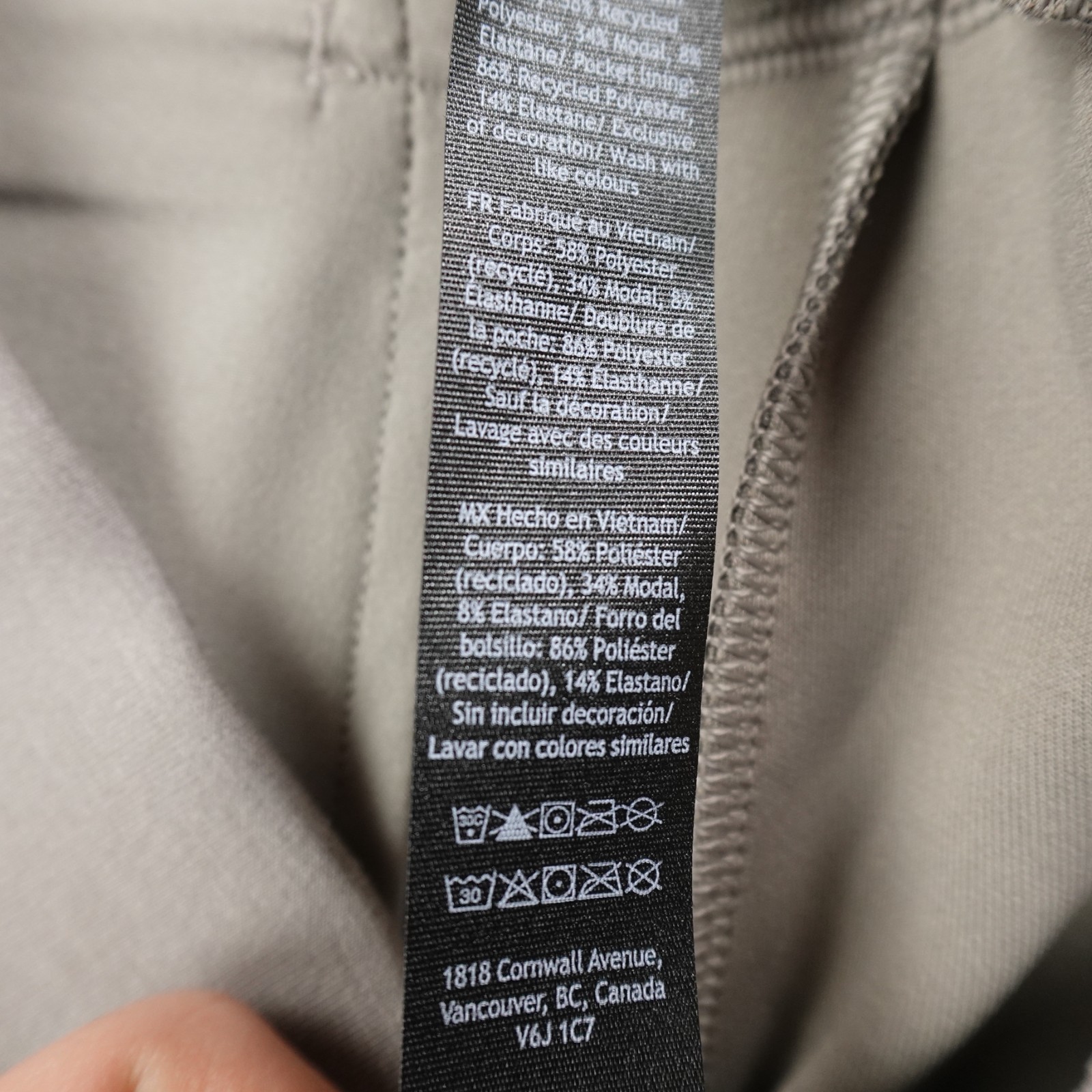 NEW Lululemon Pants Mens L Gray Smooth Spacer Jogger Drawstring Sweatpants Gym
