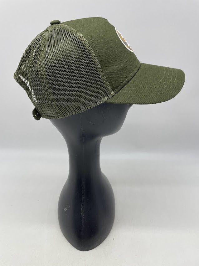 Giant Garments Green Trucker Hat Cap Mesh Back SnapBack One Size Fits All