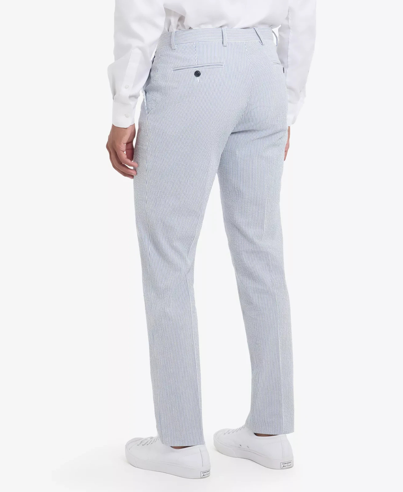 Tommy Hilfiger Men’s Modern Fit Striped Seersucker Pant 32 x 30 ymy1326