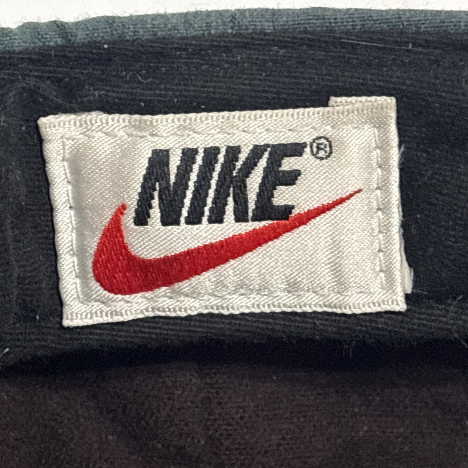 80S Nike Cap Vintage Leather Switching Hat Mens Accessory RARE