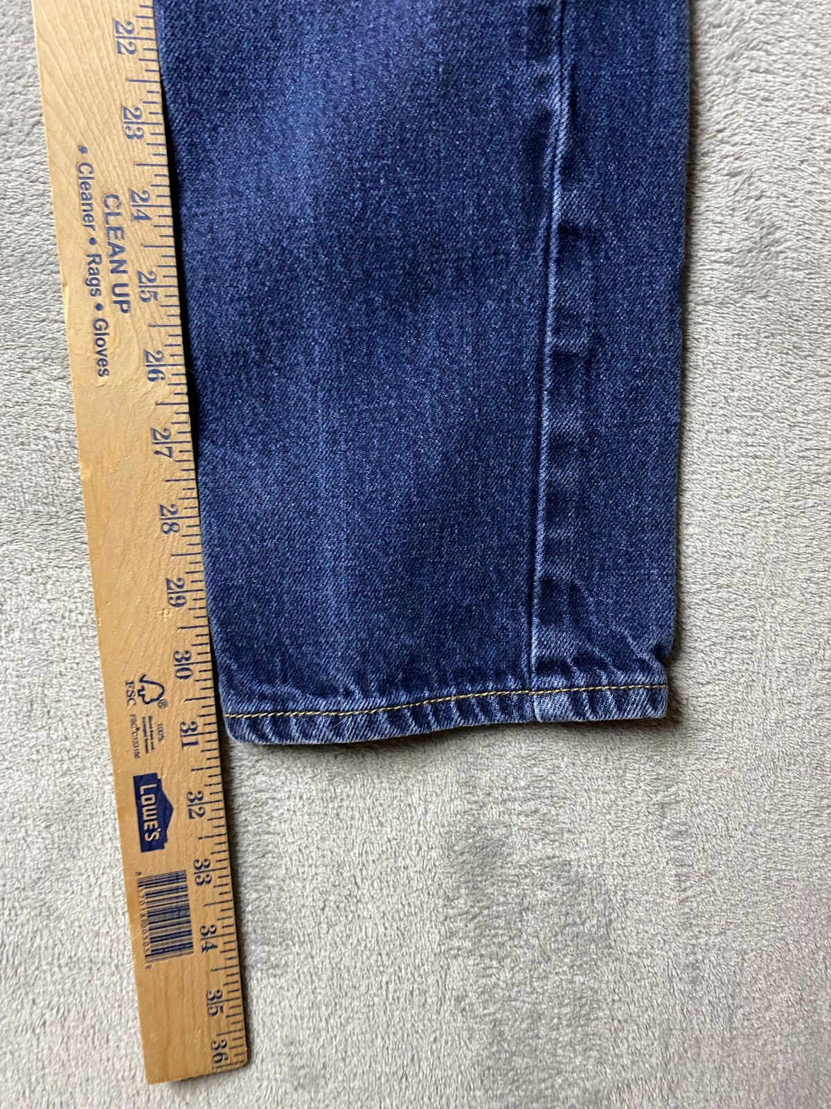 Hollister Men’s Jeans W29 L32 Blue Denim Button Fly