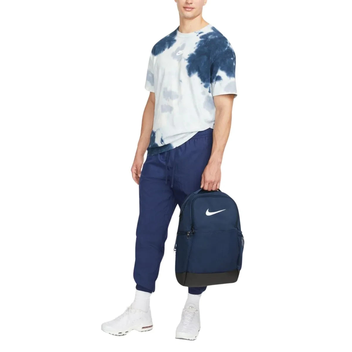 Nike Brasilia 9.5 Training Backpack Medium 24L Navy Black White DH7709 410 NWT